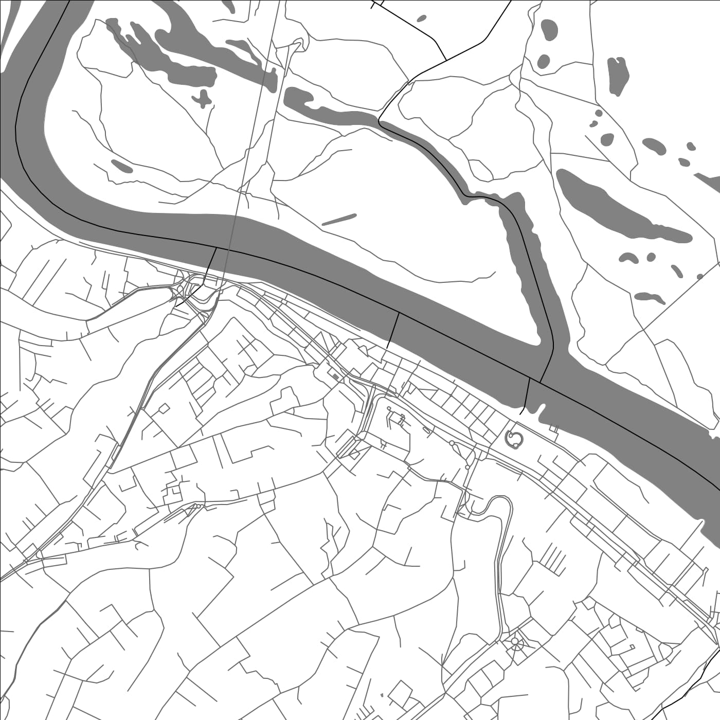 ROAD MAP OF MAZYR, BELARUS BY MAPBAKES