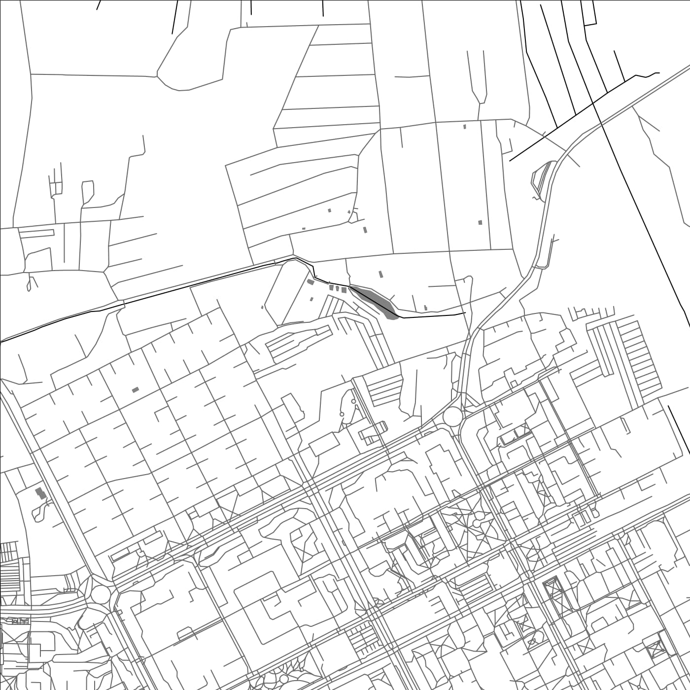 ROAD MAP OF SALIHORSK, BELARUS BY MAPBAKES