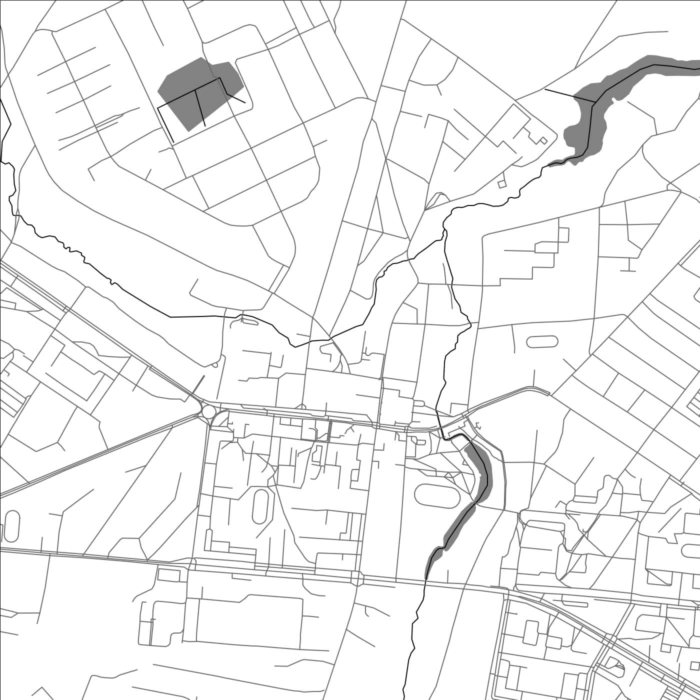 ROAD MAP OF SMARHON, BELARUS BY MAPBAKES