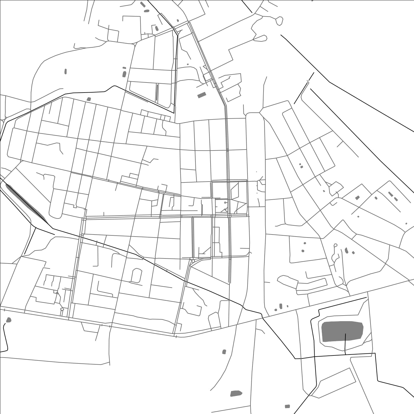 ROAD MAP OF STARYYA DAROHI, BELARUS BY MAPBAKES