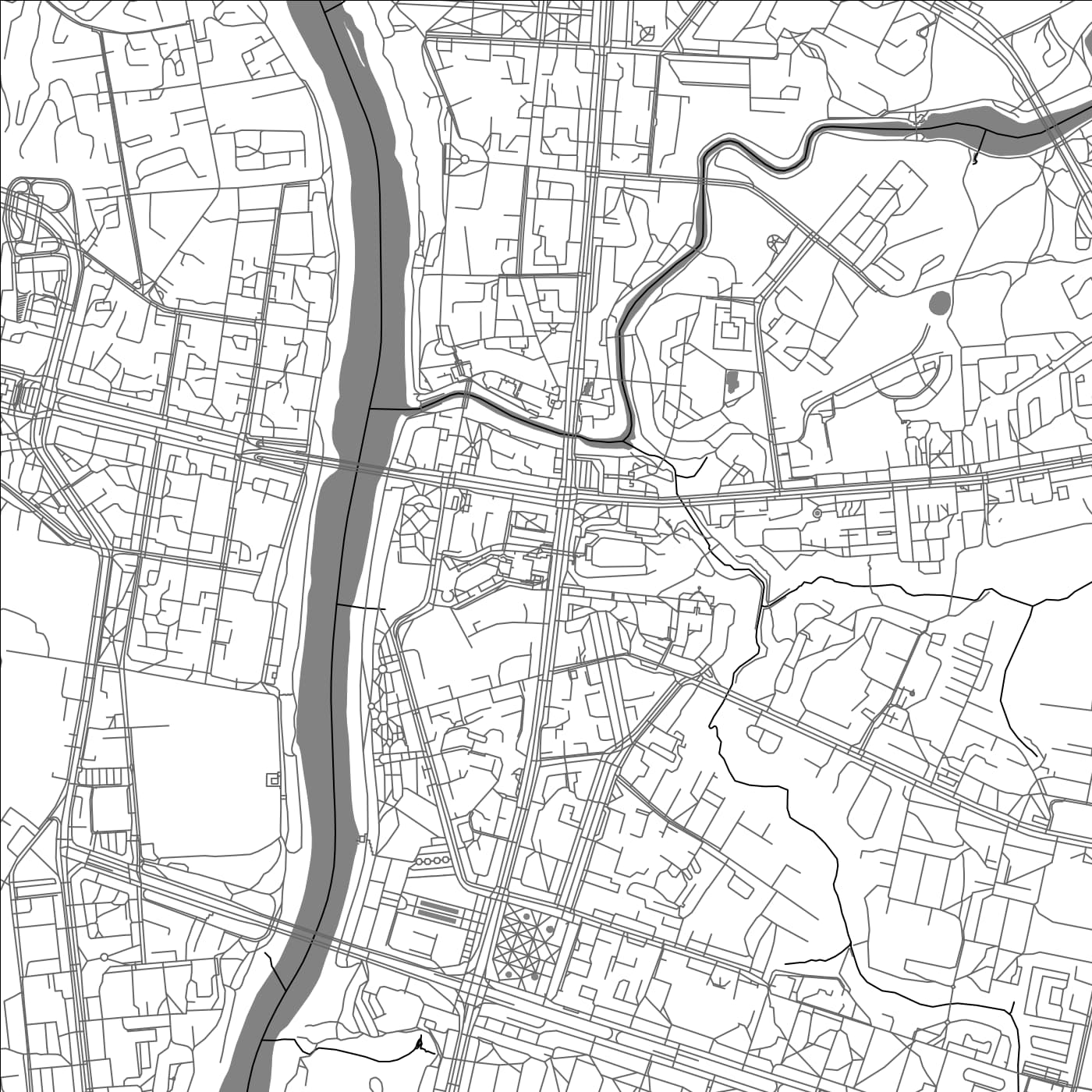 ROAD MAP OF VITSYEBSK, BELARUS BY MAPBAKES