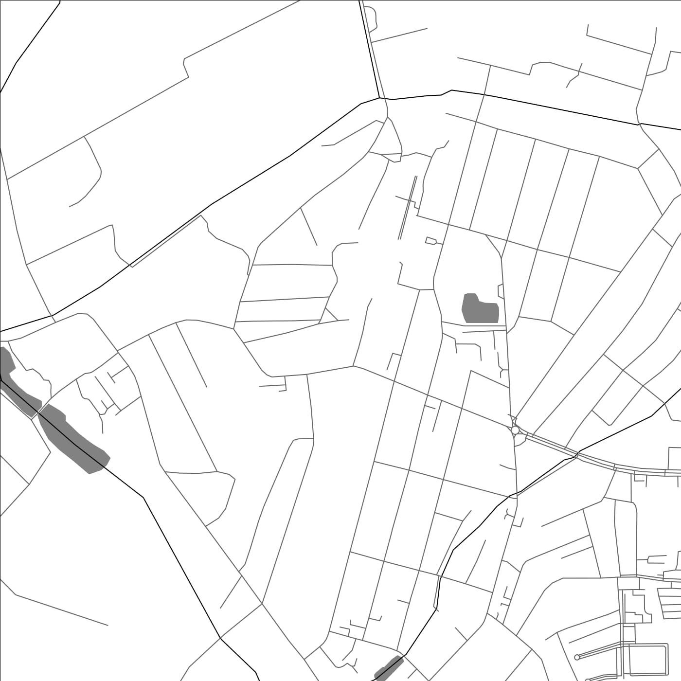 ROAD MAP OF YELSK, BELARUS BY MAPBAKES