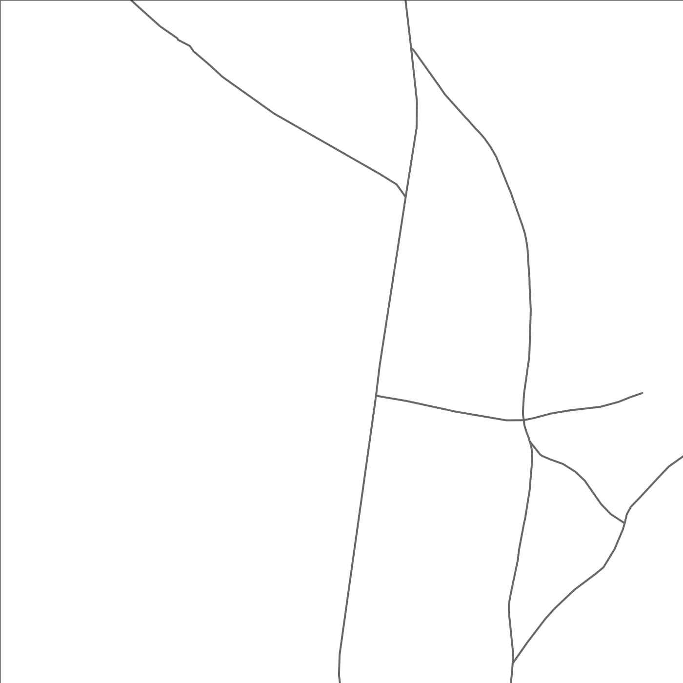 ROAD MAP OF TOGBA, BENIN BY MAPBAKES
