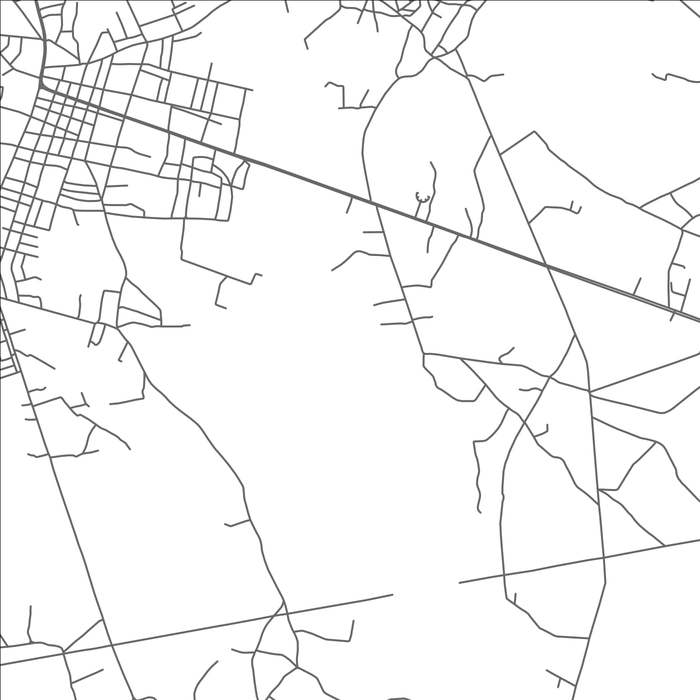ROAD MAP OF TOGODO, BENIN BY MAPBAKES