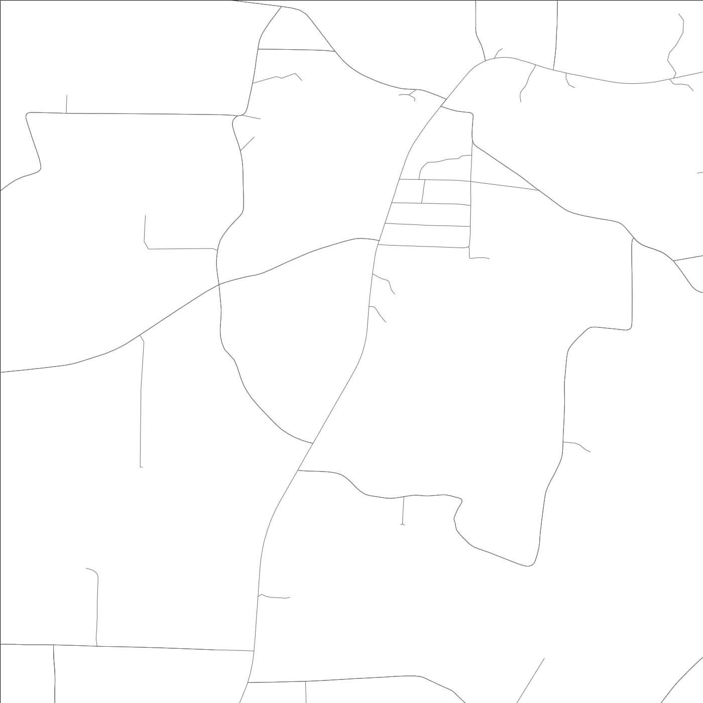 ROAD MAP OF ANDERSON, ALABAMA BY MAPBAKES