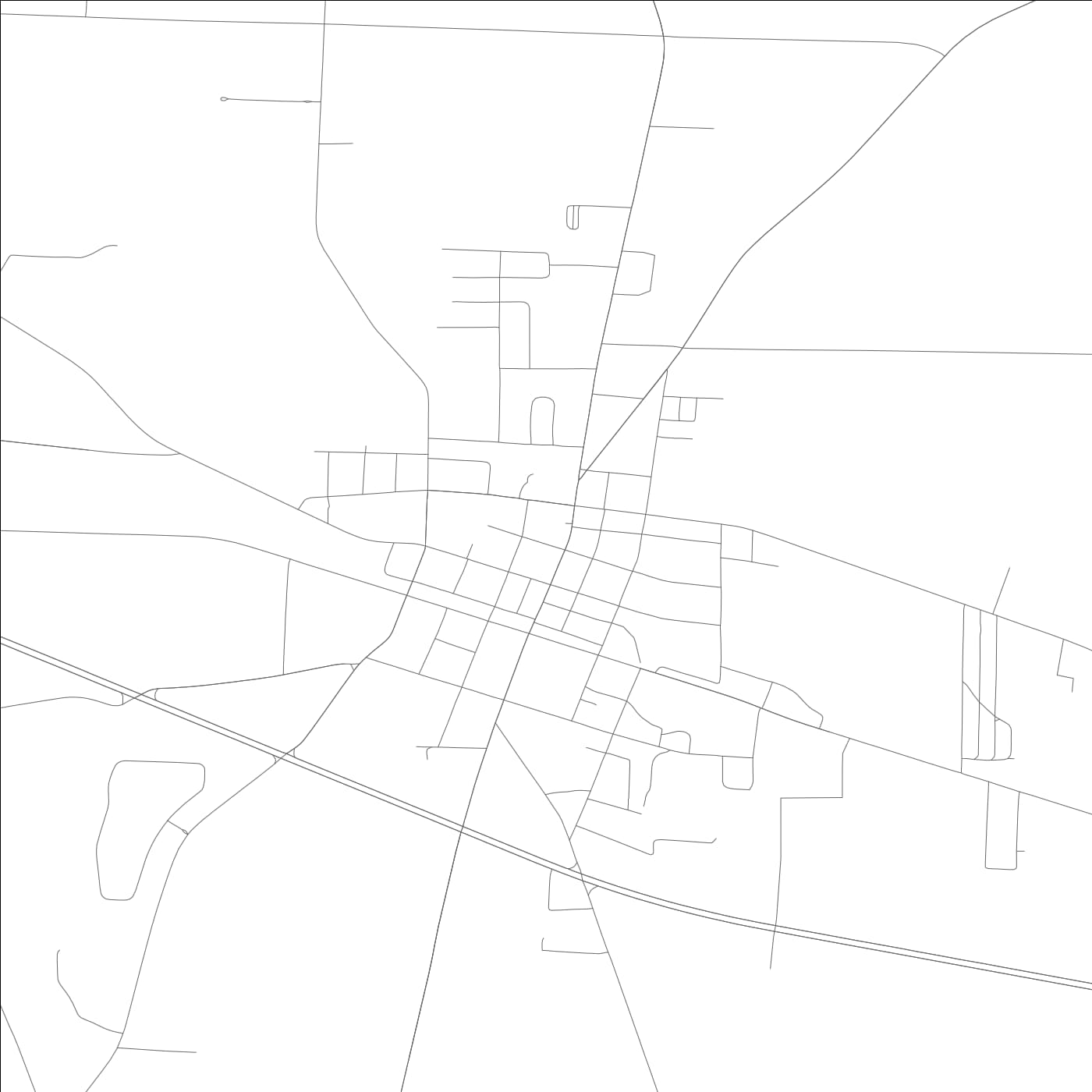 ROAD MAP OF ASHFORD, ALABAMA BY MAPBAKES