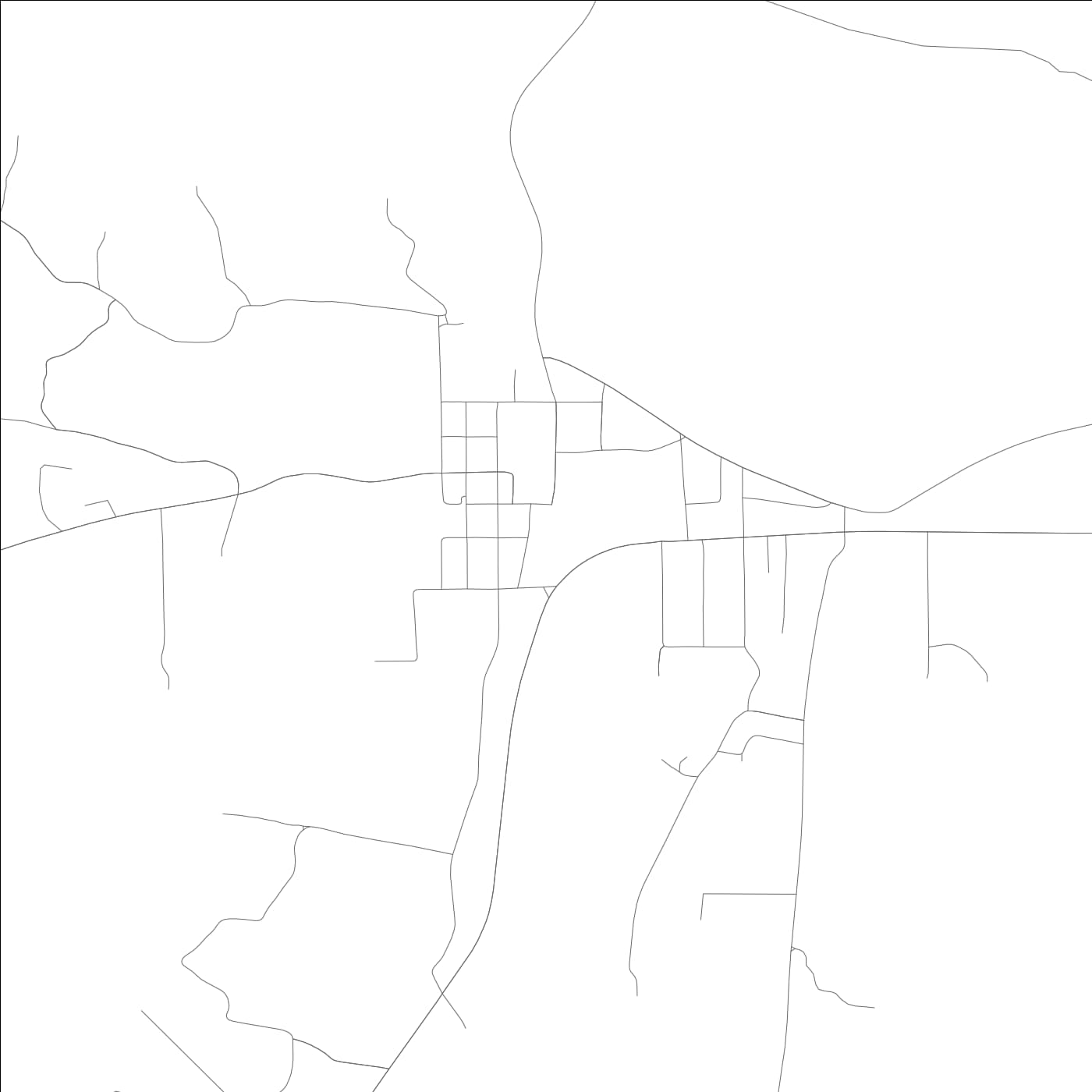 ROAD MAP OF BEATRICE, ALABAMA BY MAPBAKES