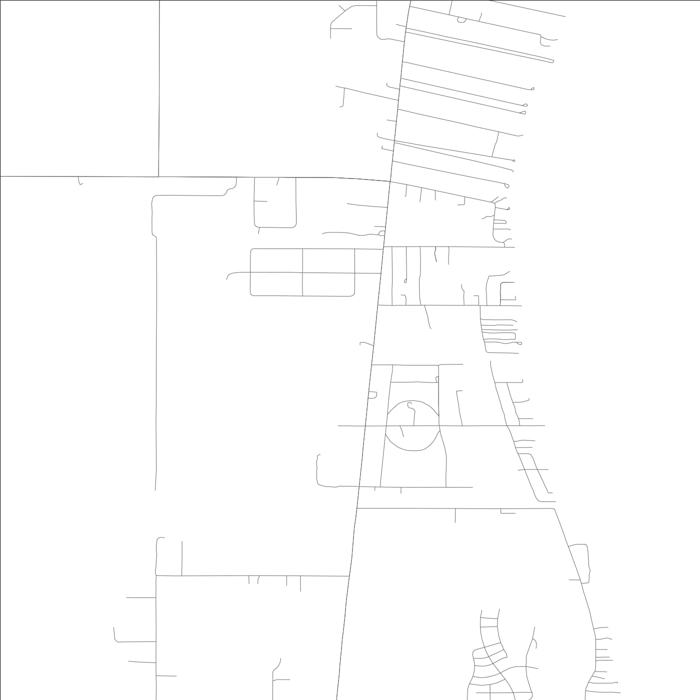 ROAD MAP OF BELLE FONTAINE, ALABAMA BY MAPBAKES