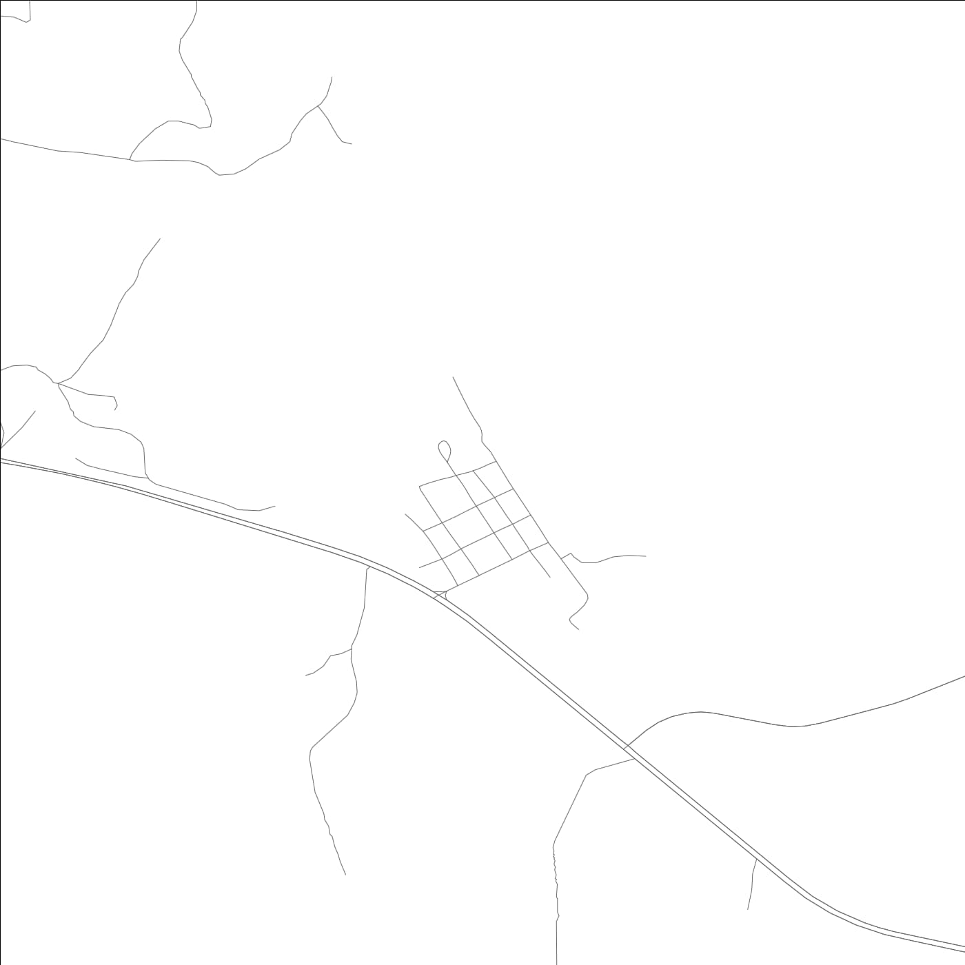 ROAD MAP OF BENTON, ALABAMA BY MAPBAKES