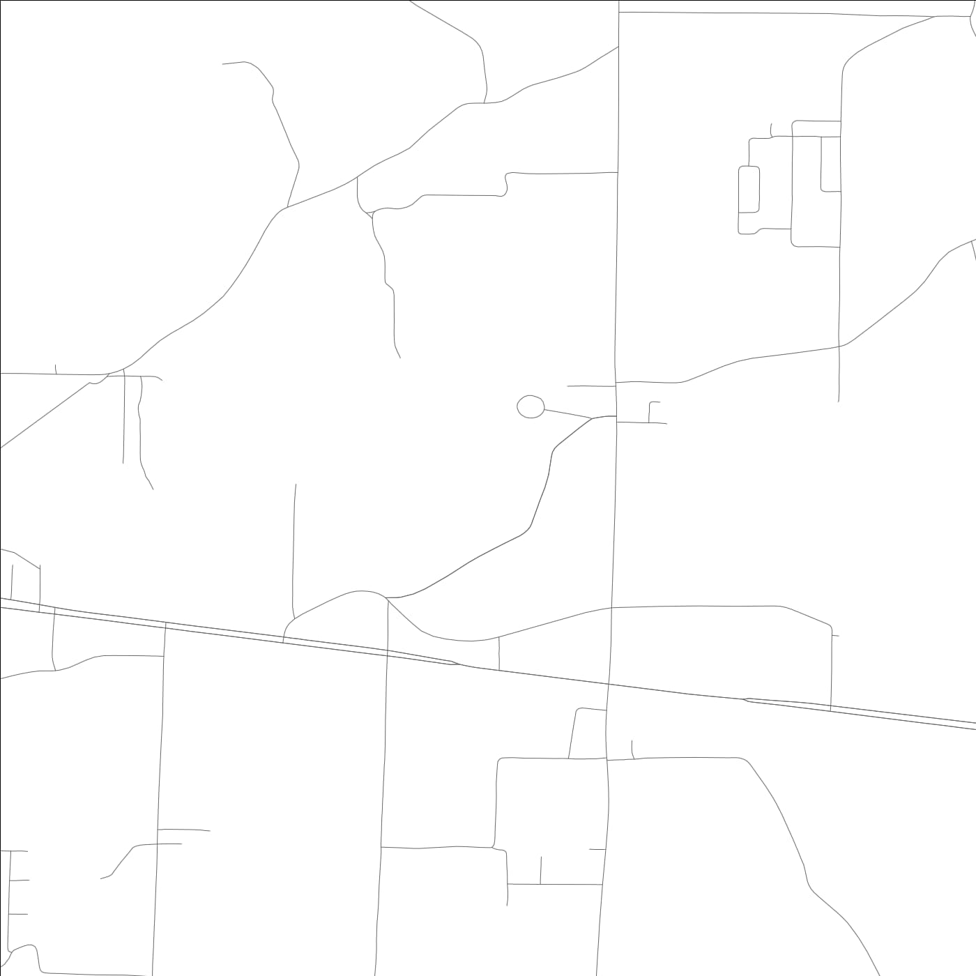 ROAD MAP OF BERLIN, ALABAMA BY MAPBAKES