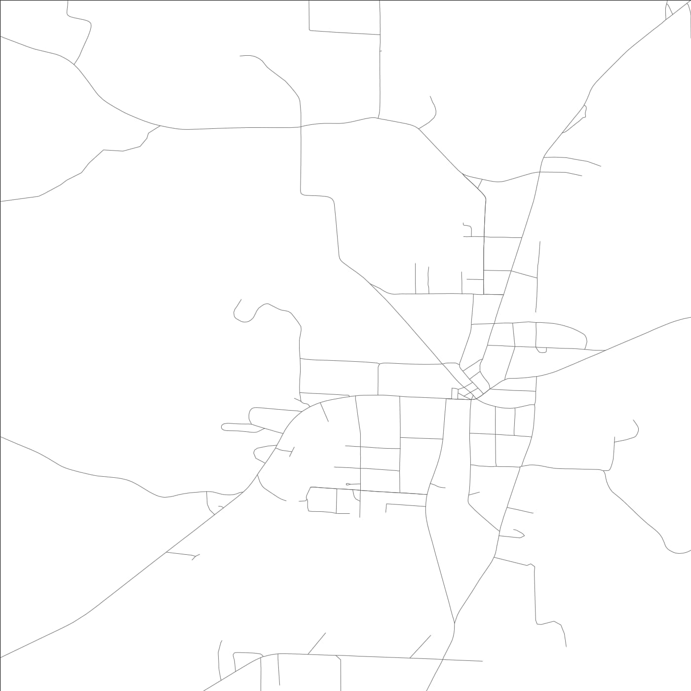 ROAD MAP OF BERRY, ALABAMA BY MAPBAKES