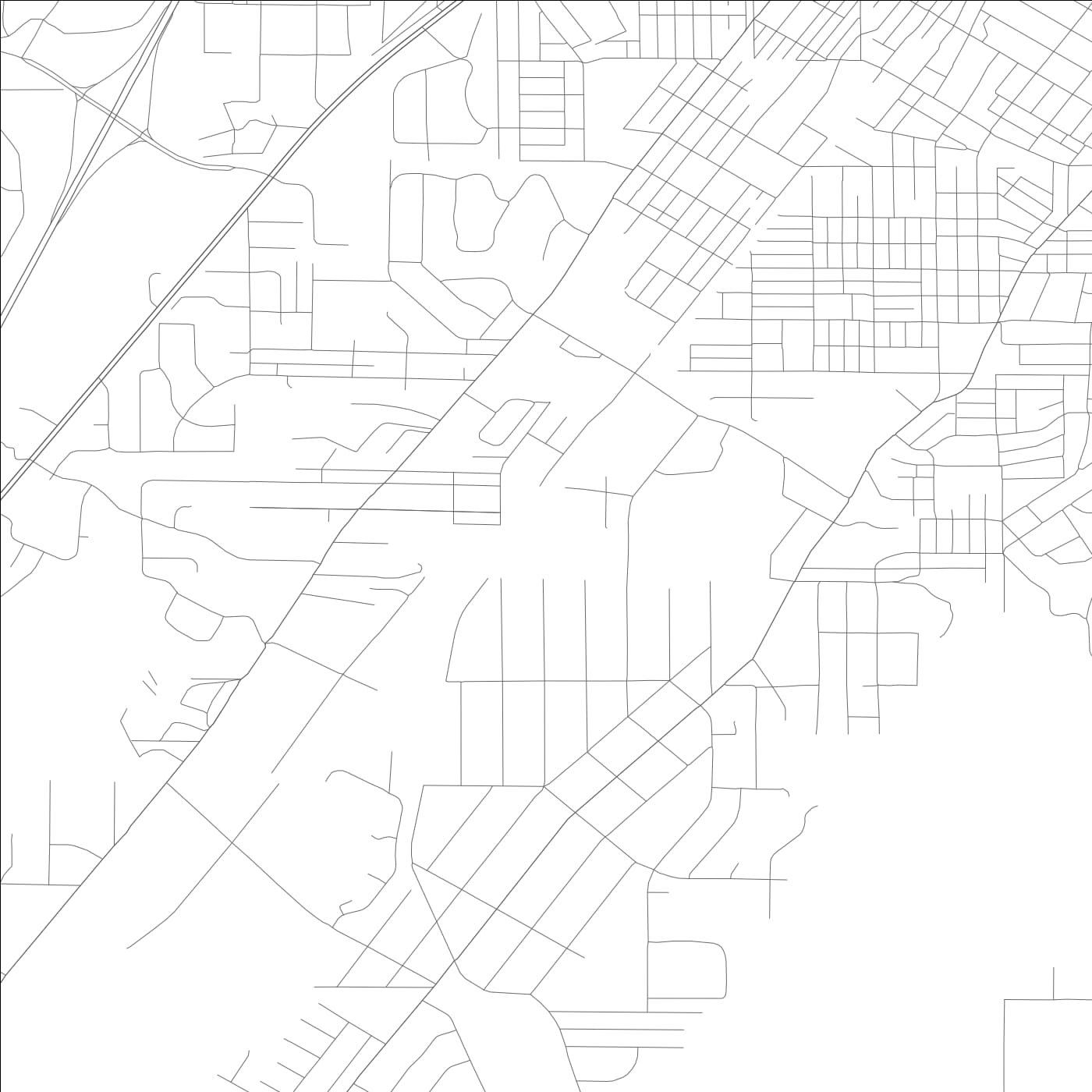 ROAD MAP OF BESSEMER, ALABAMA BY MAPBAKES