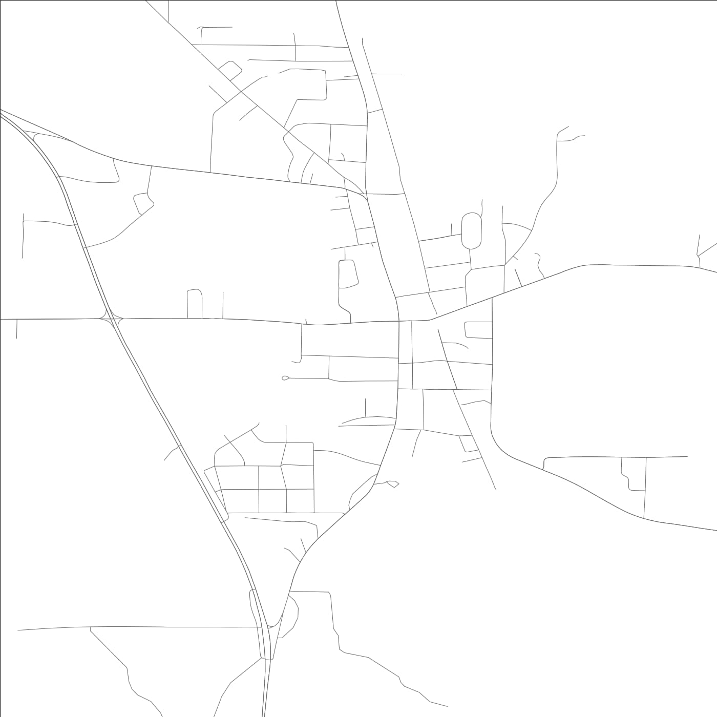 ROAD MAP OF BRUNDIDGE, ALABAMA BY MAPBAKES