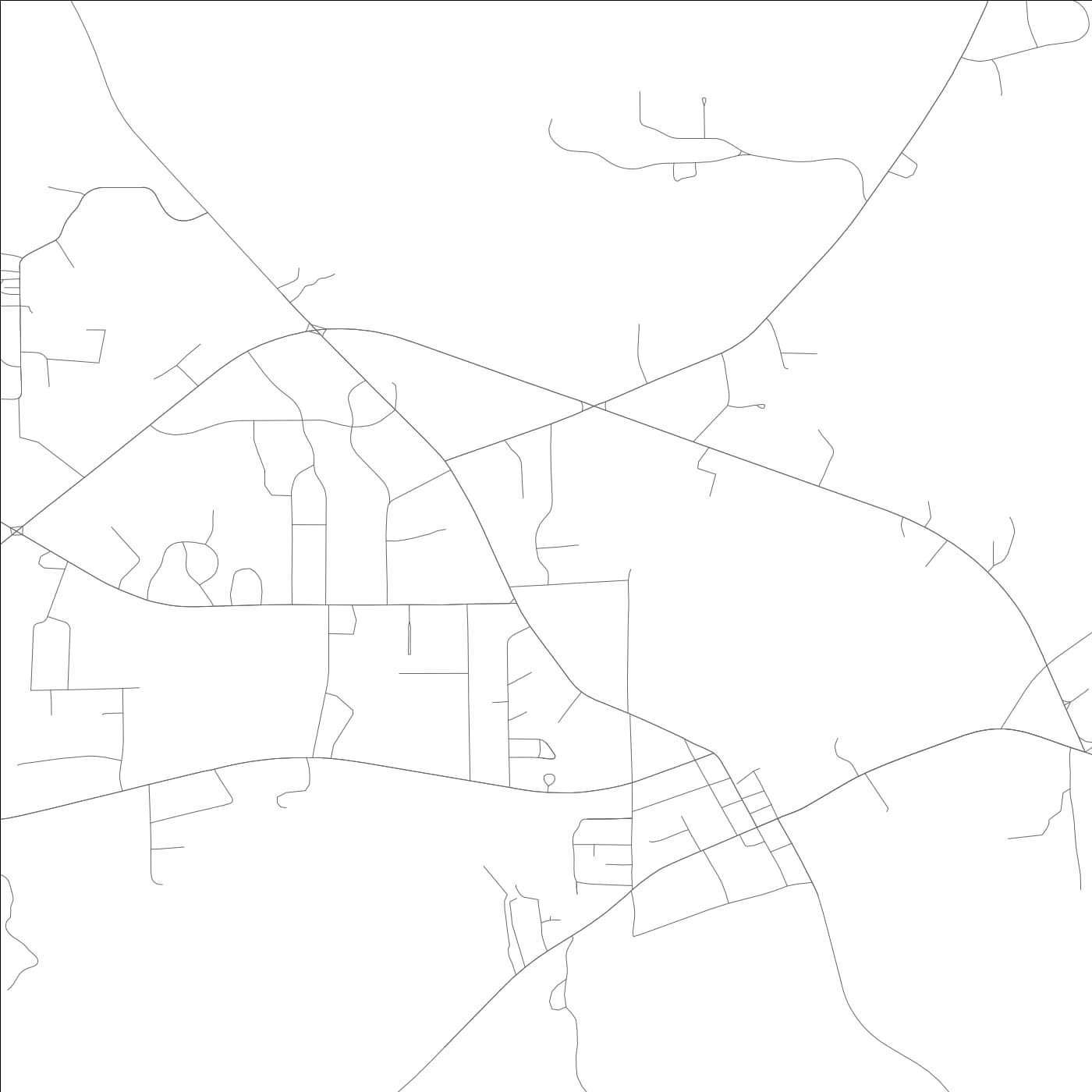ROAD MAP OF CAMDEN, ALABAMA BY MAPBAKES