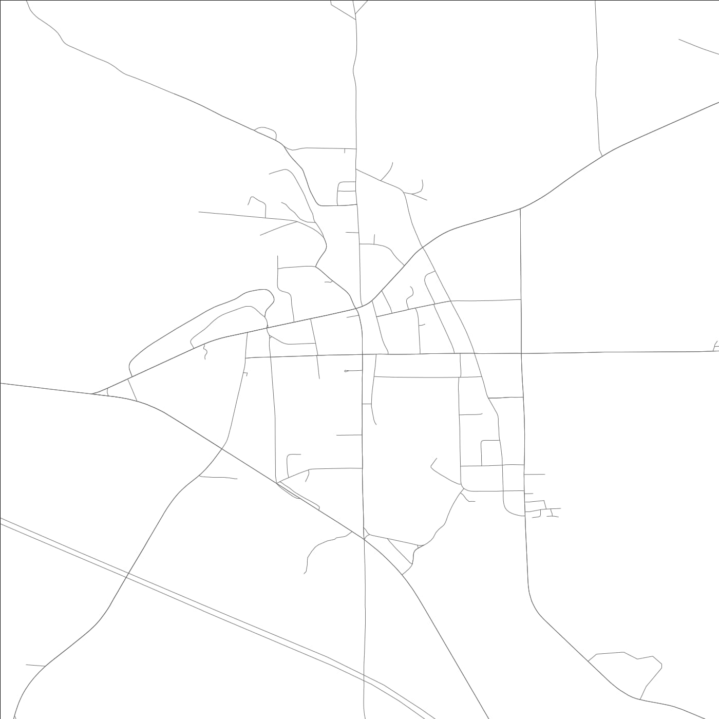 ROAD MAP OF CAMP HILL, ALABAMA BY MAPBAKES