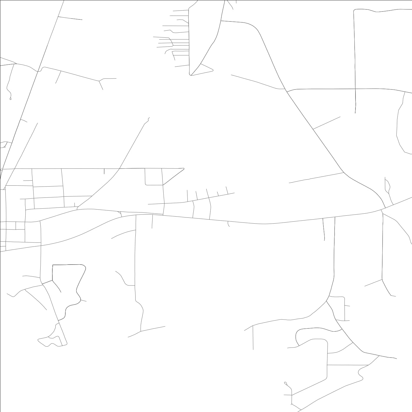 ROAD MAP OF CEDAR BLUFF, ALABAMA BY MAPBAKES