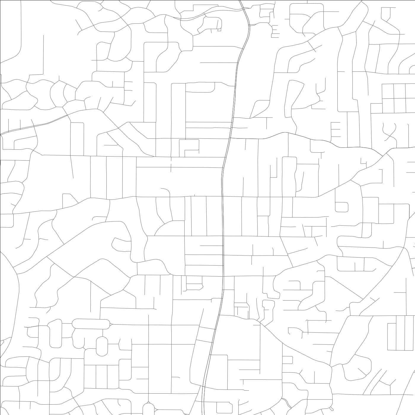 ROAD MAP OF CENTER POINT, ALABAMA BY MAPBAKES