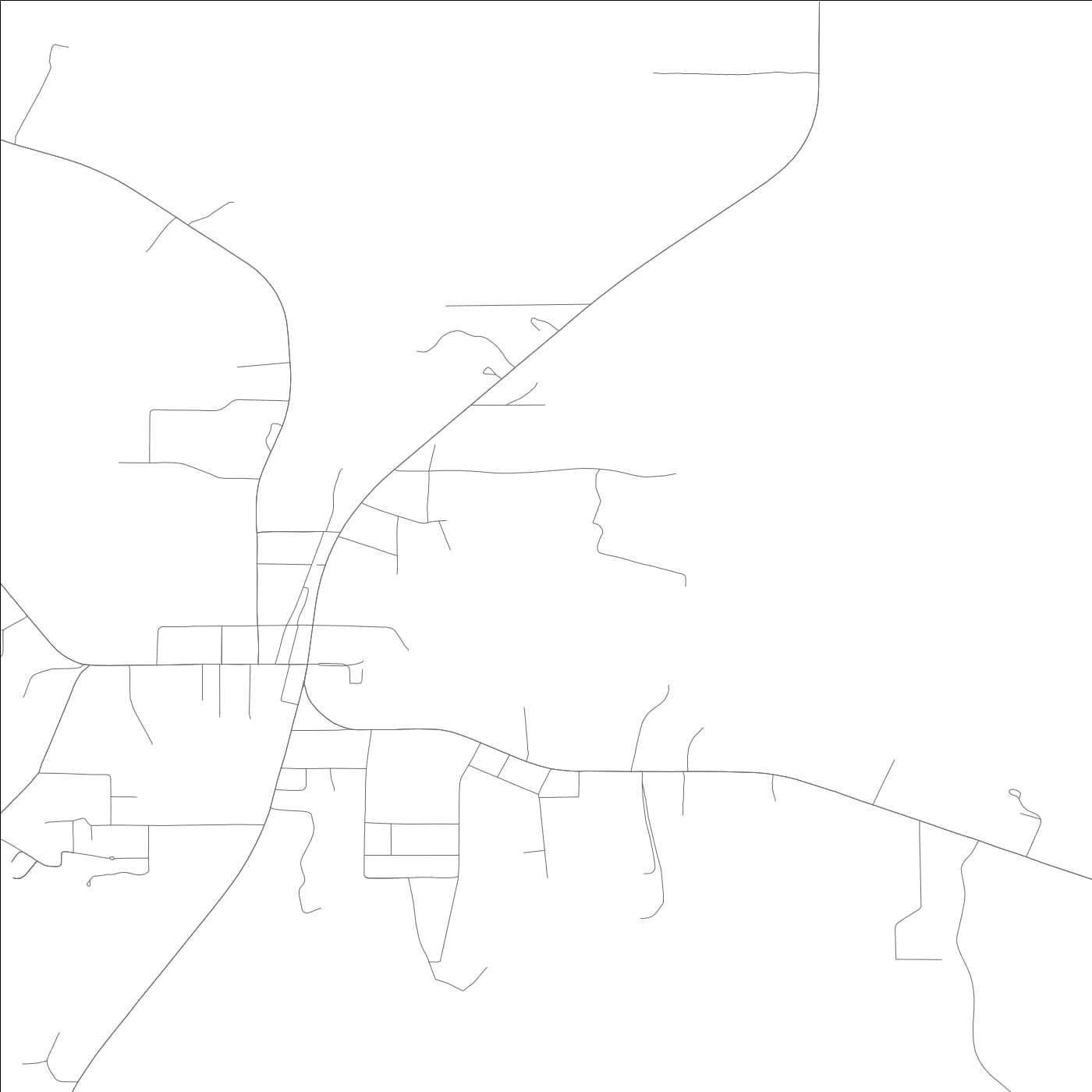 ROAD MAP OF CHATOM, ALABAMA BY MAPBAKES