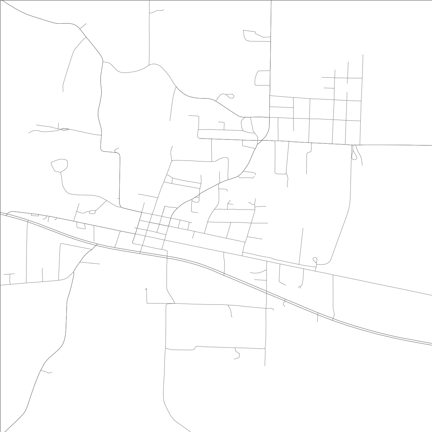 ROAD MAP OF CHEROKEE, ALABAMA BY MAPBAKES