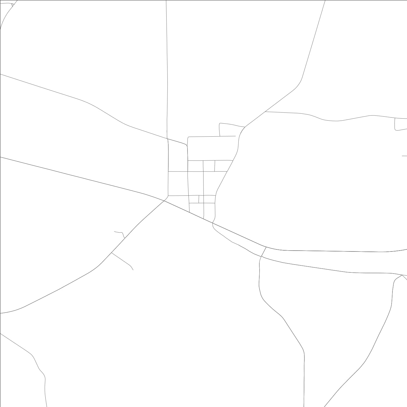 ROAD MAP OF COFFEE SPRINGS, ALABAMA BY MAPBAKES