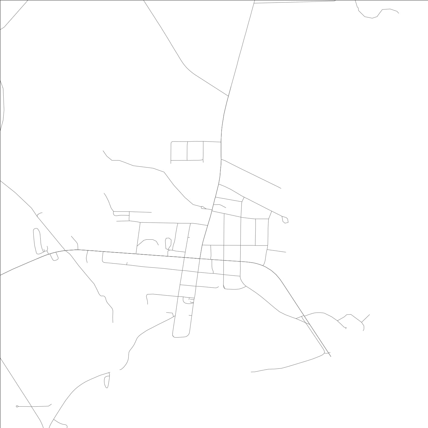 ROAD MAP OF COLUMBIA, ALABAMA BY MAPBAKES