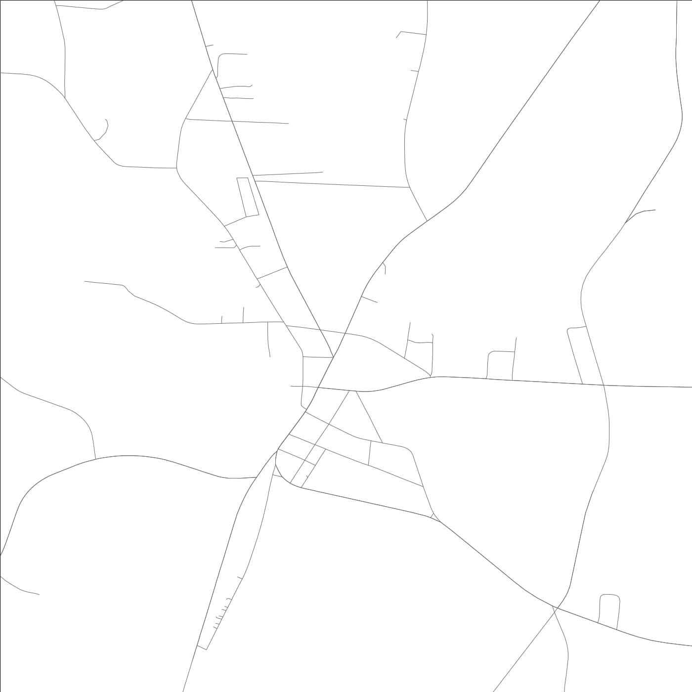 ROAD MAP OF COTTONWOOD, ALABAMA BY MAPBAKES