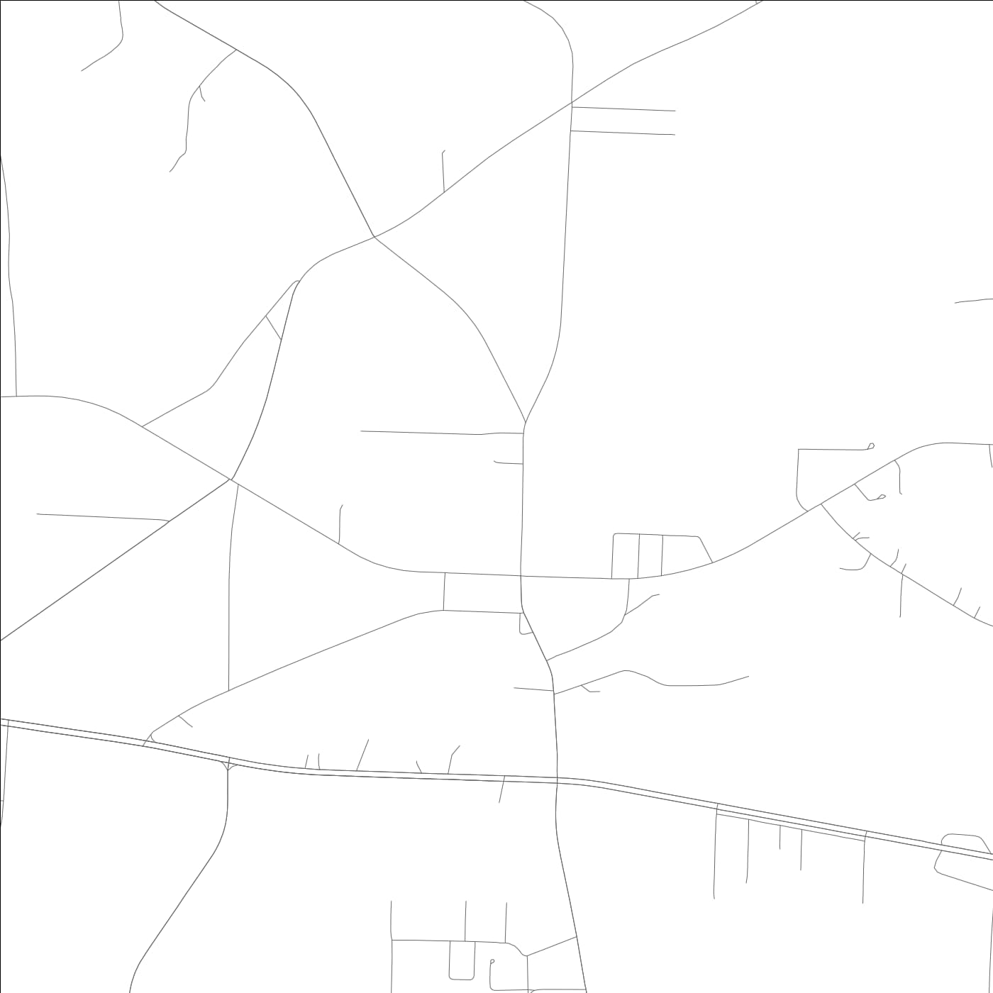 ROAD MAP OF COWARTS, ALABAMA BY MAPBAKES