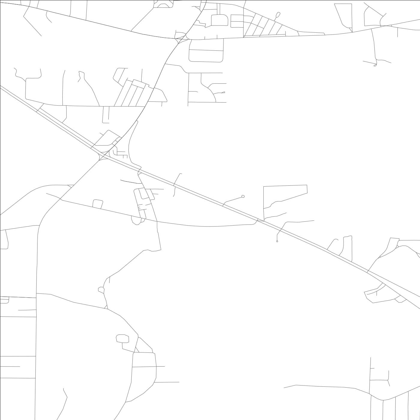 ROAD MAP OF DALEVILLE, ALABAMA BY MAPBAKES