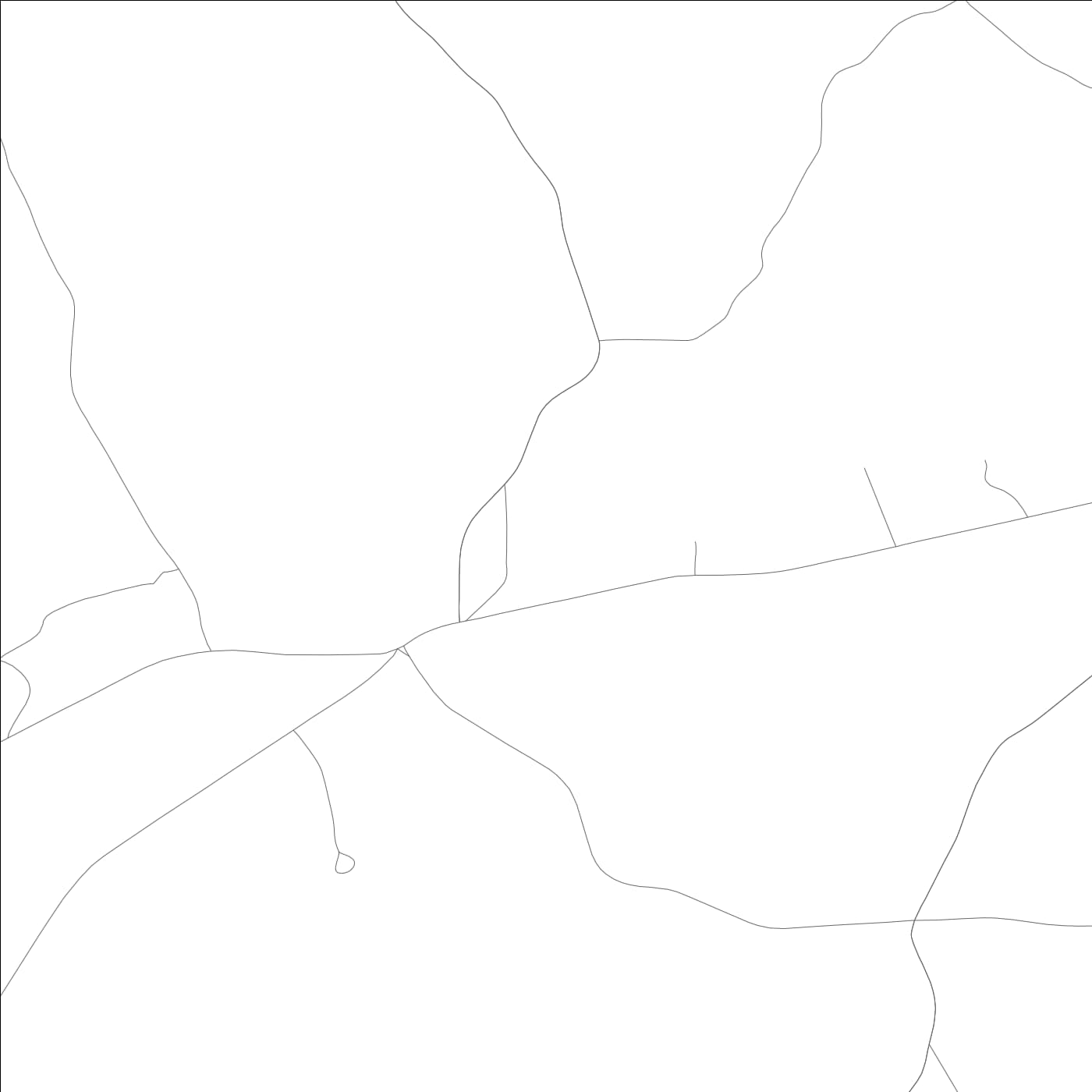 ROAD MAP OF DAVISTON, ALABAMA BY MAPBAKES