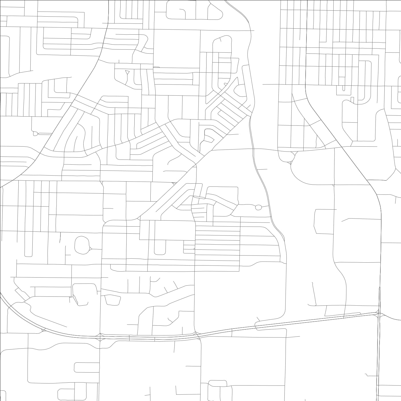 ROAD MAP OF DECATUR, ALABAMA BY MAPBAKES