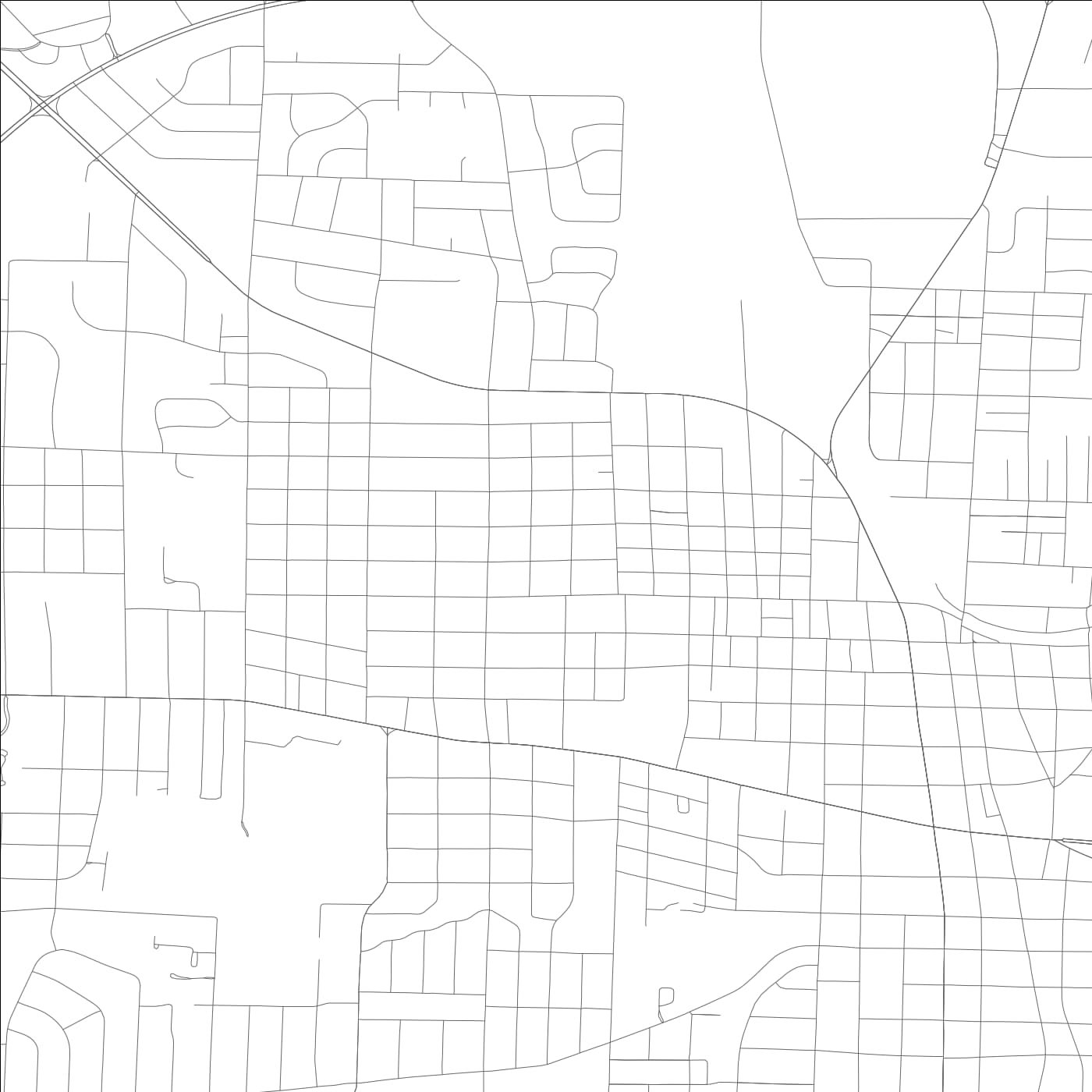 ROAD MAP OF DOTHAN, ALABAMA BY MAPBAKES