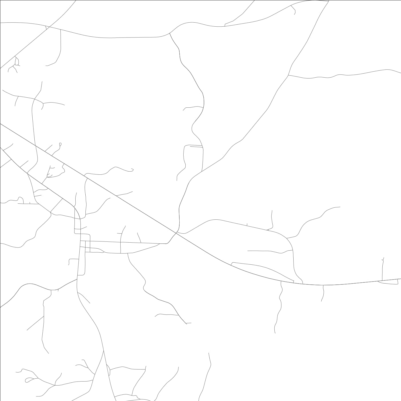 ROAD MAP OF DOUBLE SPRINGS, ALABAMA BY MAPBAKES