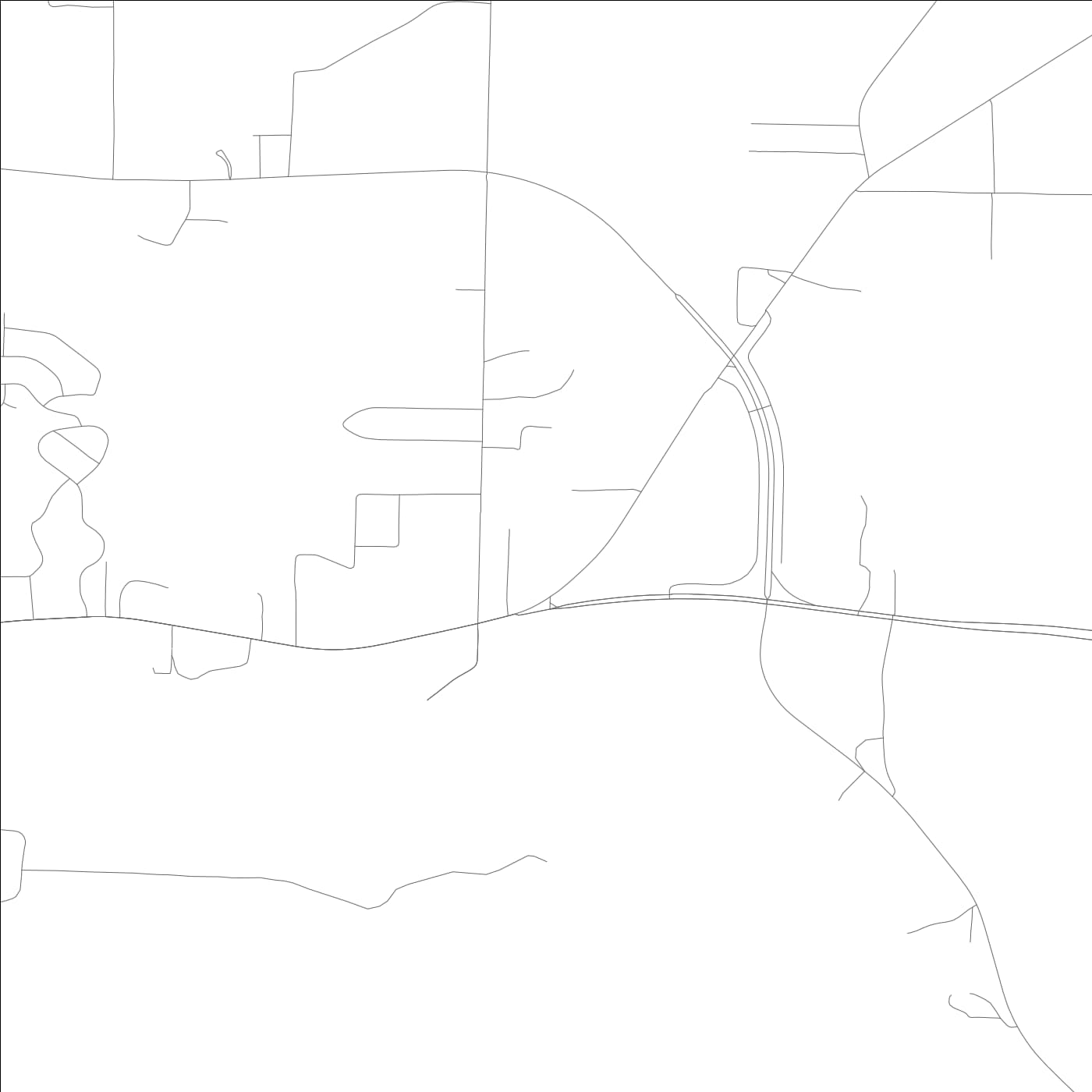 ROAD MAP OF EAST POINT, ALABAMA BY MAPBAKES