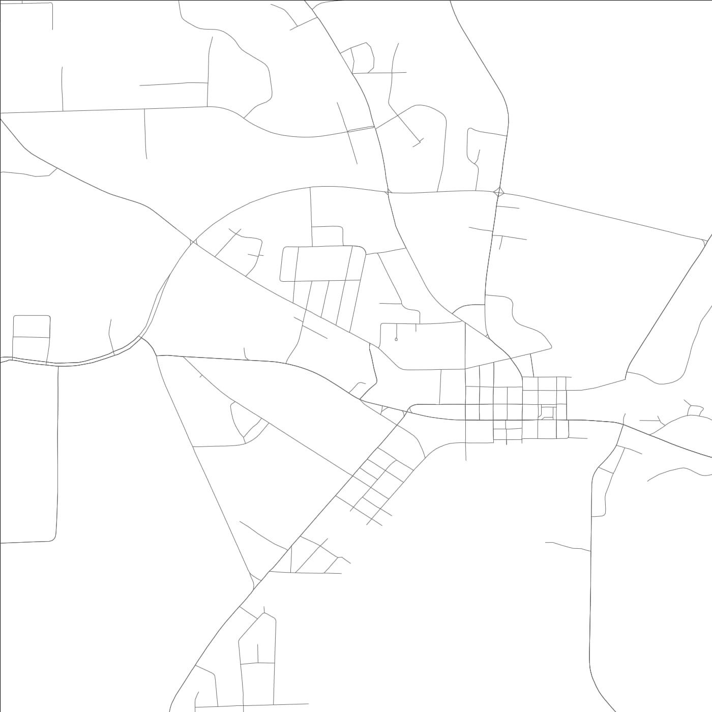 ROAD MAP OF ELBA, ALABAMA BY MAPBAKES
