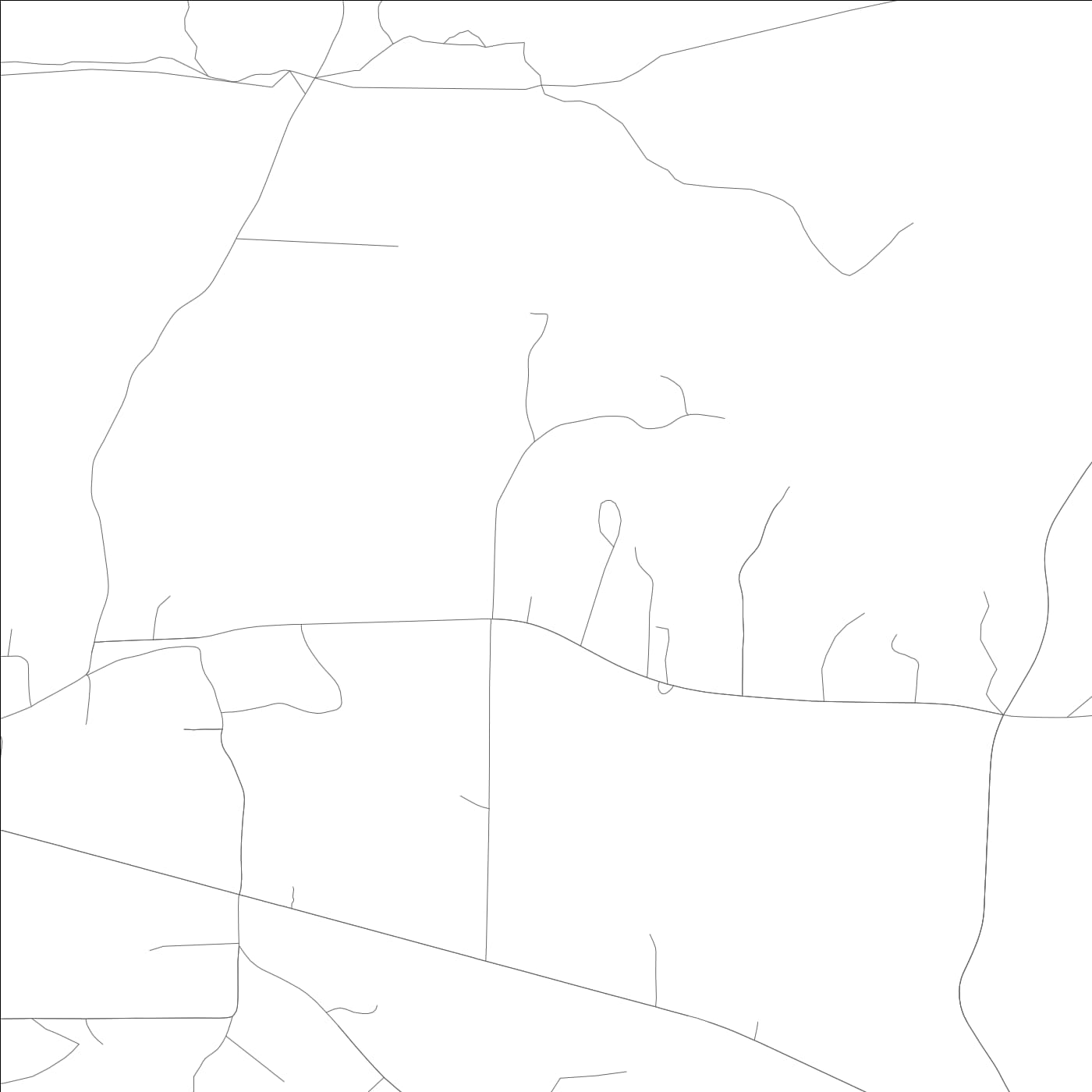 ROAD MAP OF HOLLINS, ALABAMA BY MAPBAKES