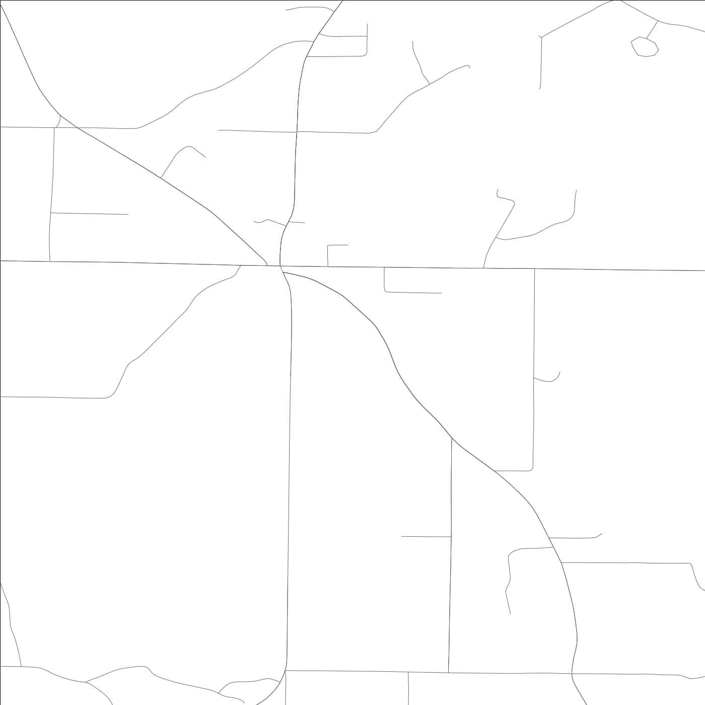 ROAD MAP OF HOLLY POND, ALABAMA BY MAPBAKES