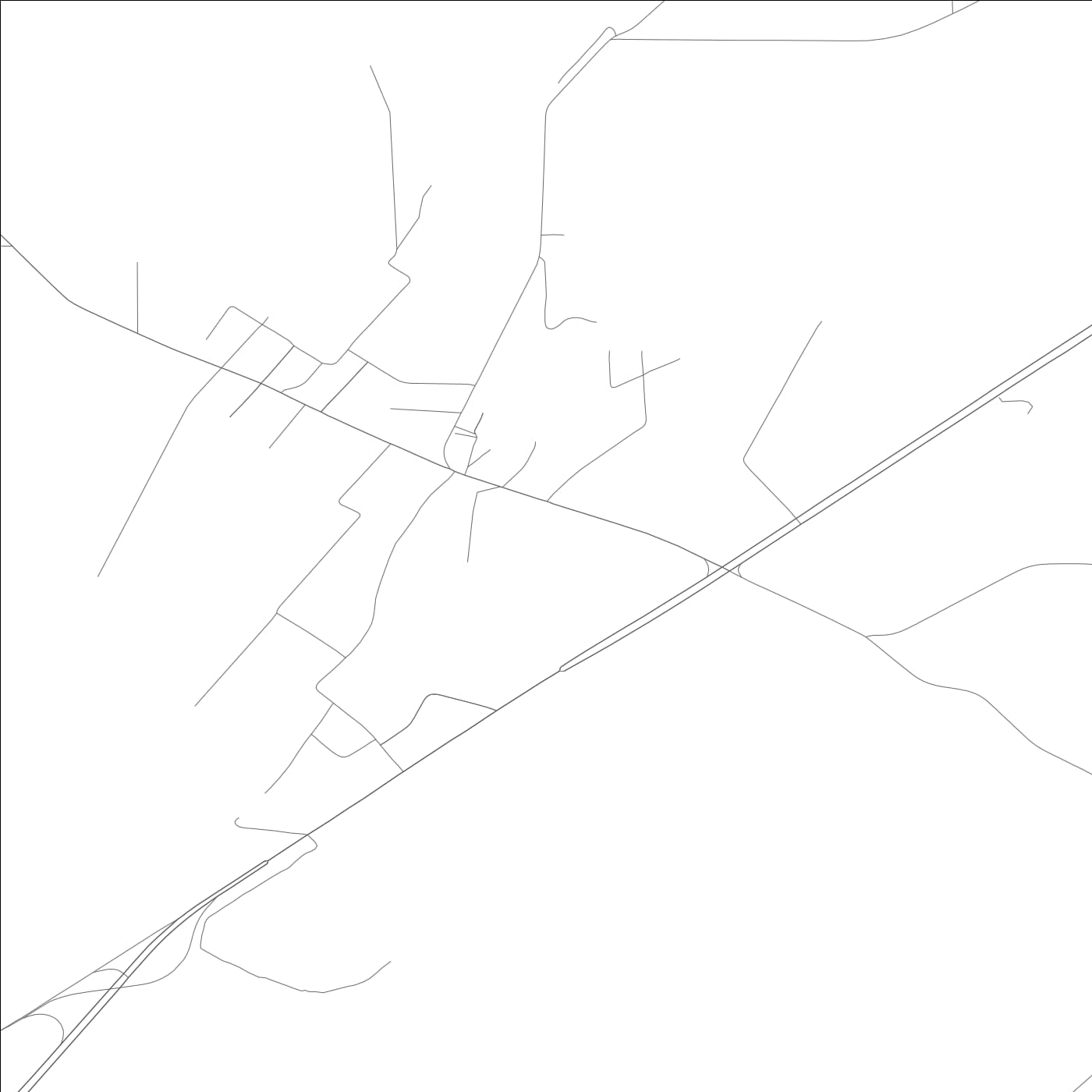 ROAD MAP OF HOLLYWOOD, ALABAMA BY MAPBAKES