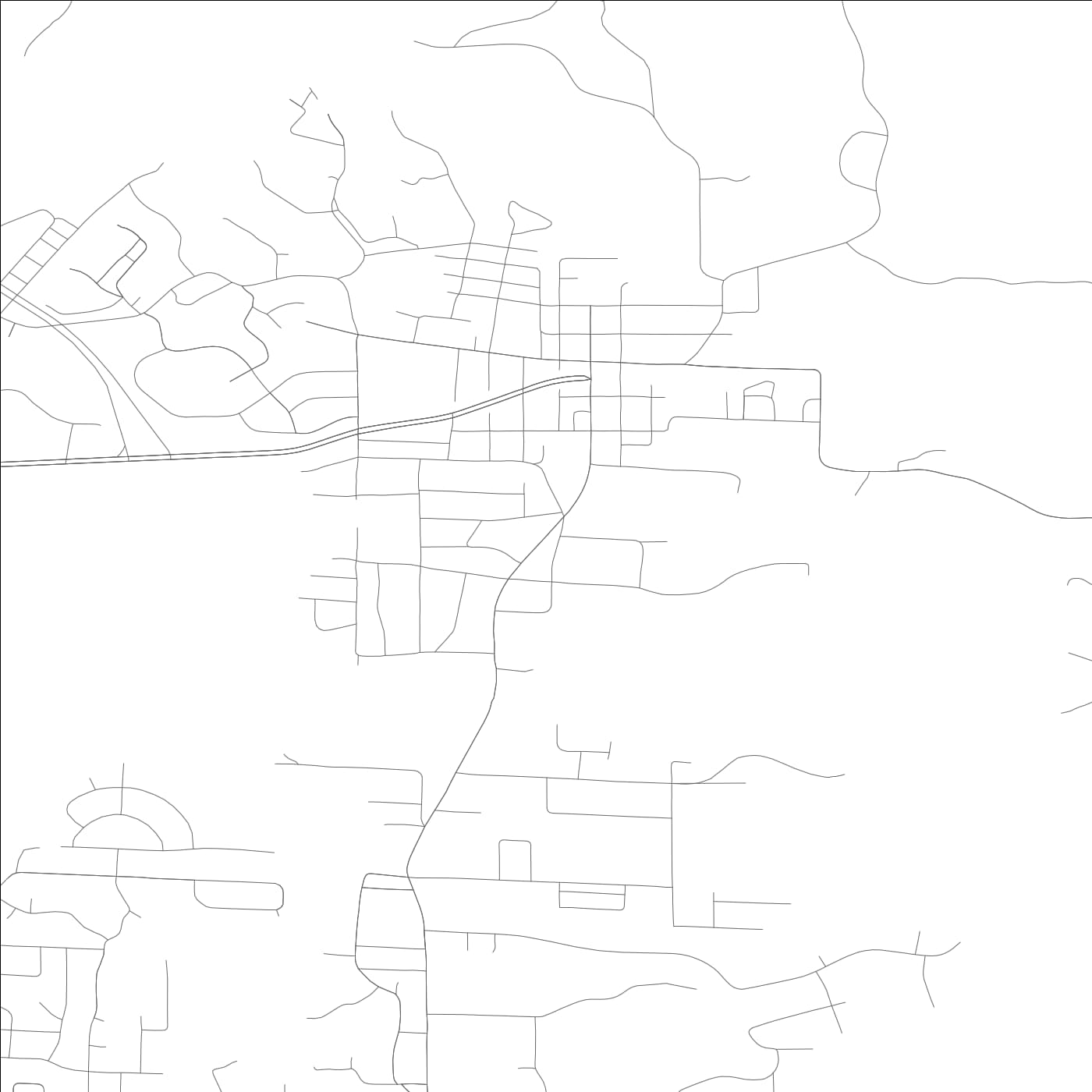 ROAD MAP OF HOLT, ALABAMA BY MAPBAKES