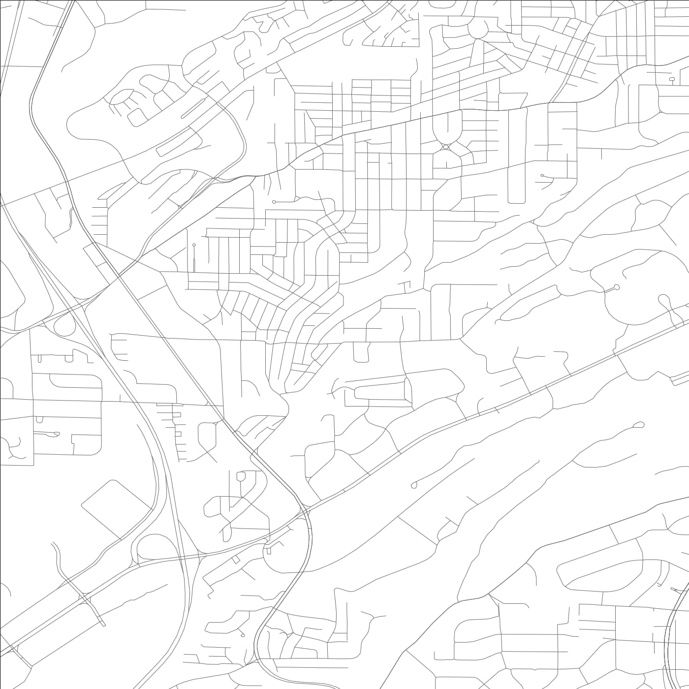 ROAD MAP OF HOMEWOOD, ALABAMA BY MAPBAKES