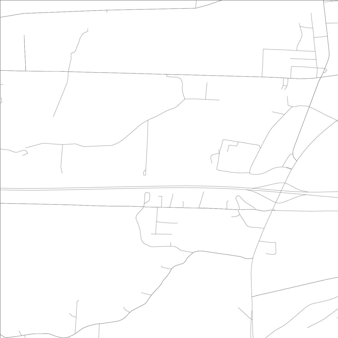 ROAD MAP OF LINCOLN, ALABAMA BY MAPBAKES
