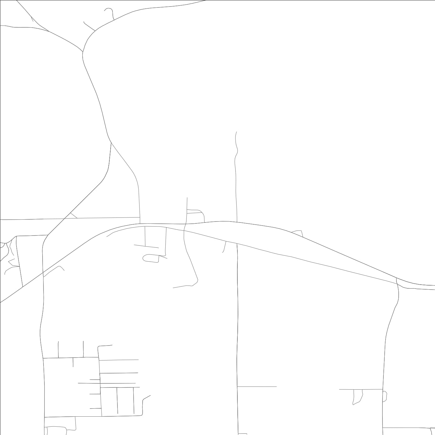 ROAD MAP OF LOACHAPOKA, ALABAMA BY MAPBAKES