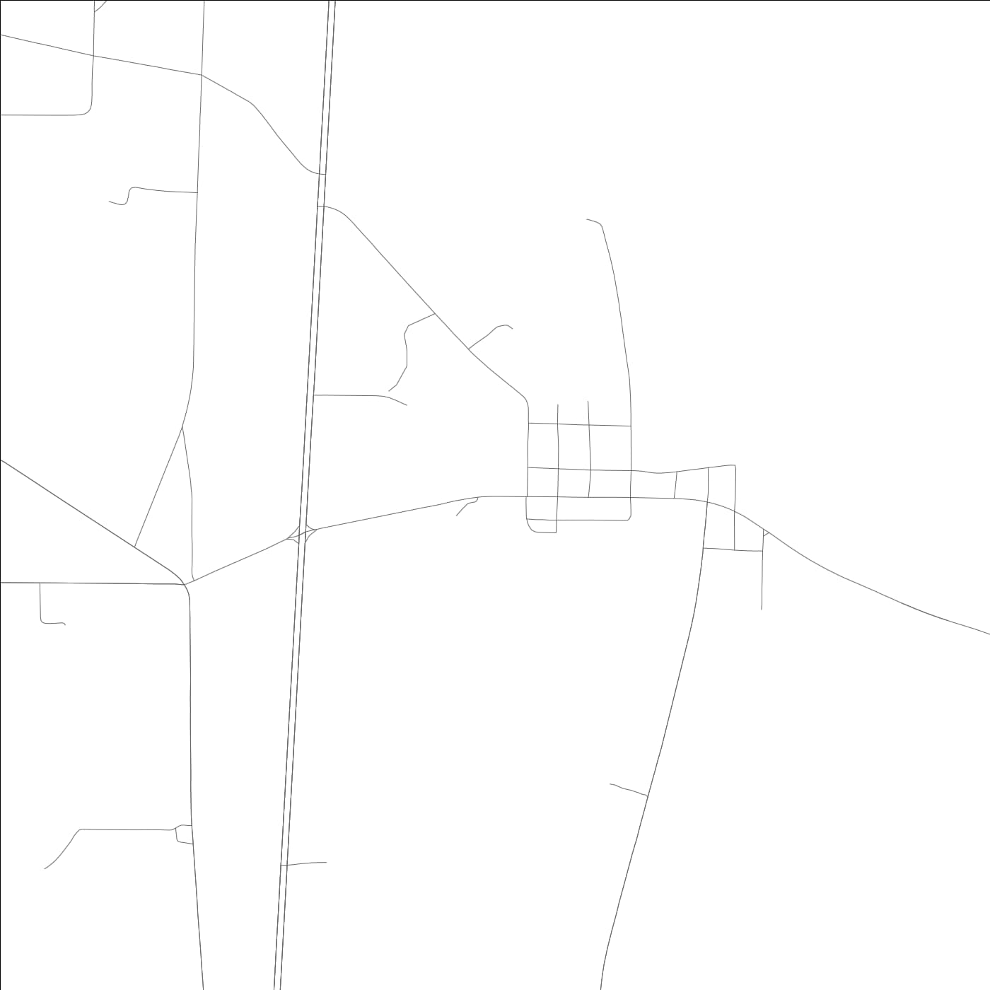 ROAD MAP OF MADRID, ALABAMA BY MAPBAKES