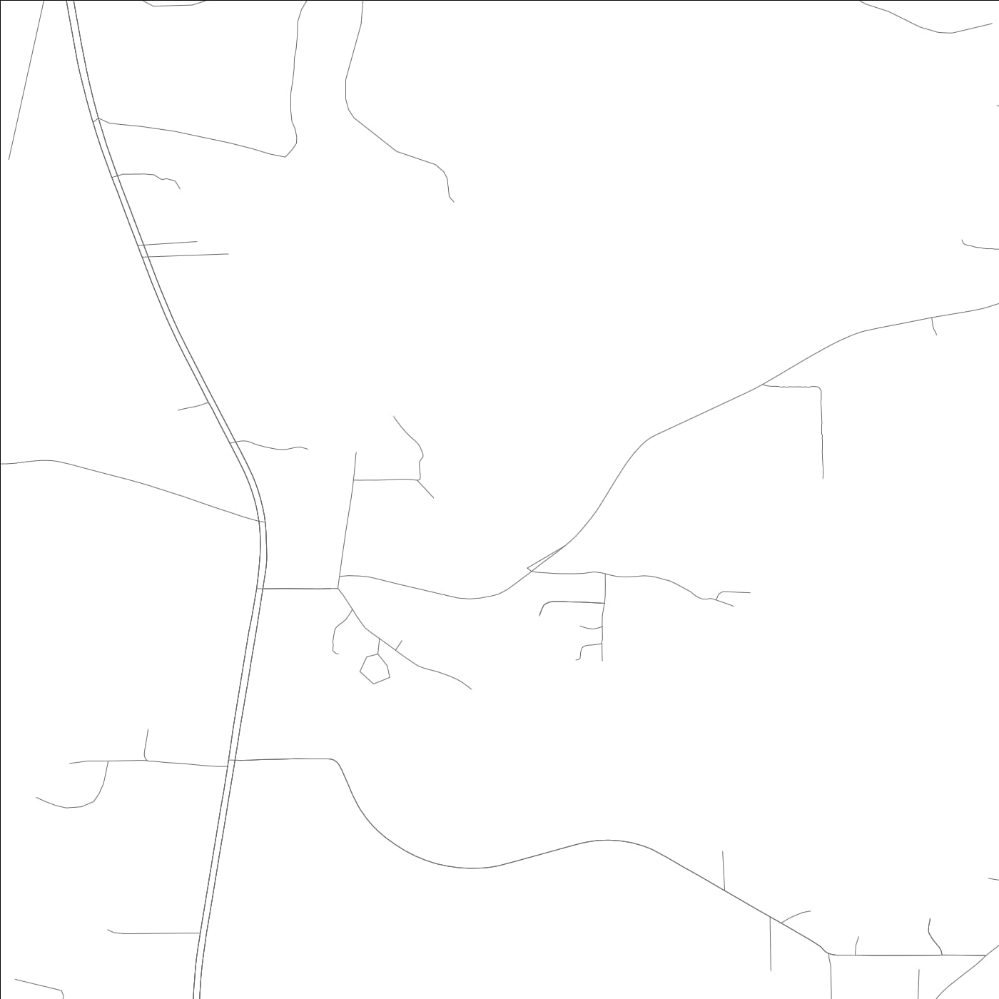 ROAD MAP OF MALCOLM, ALABAMA BY MAPBAKES