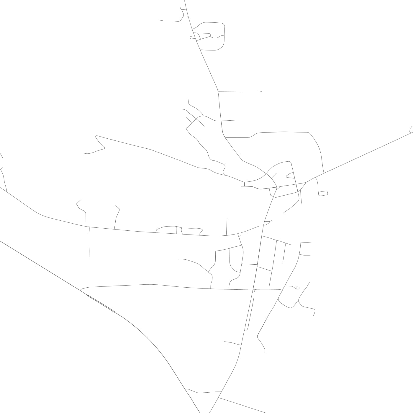 ROAD MAP OF MAPLESVILLE, ALABAMA BY MAPBAKES