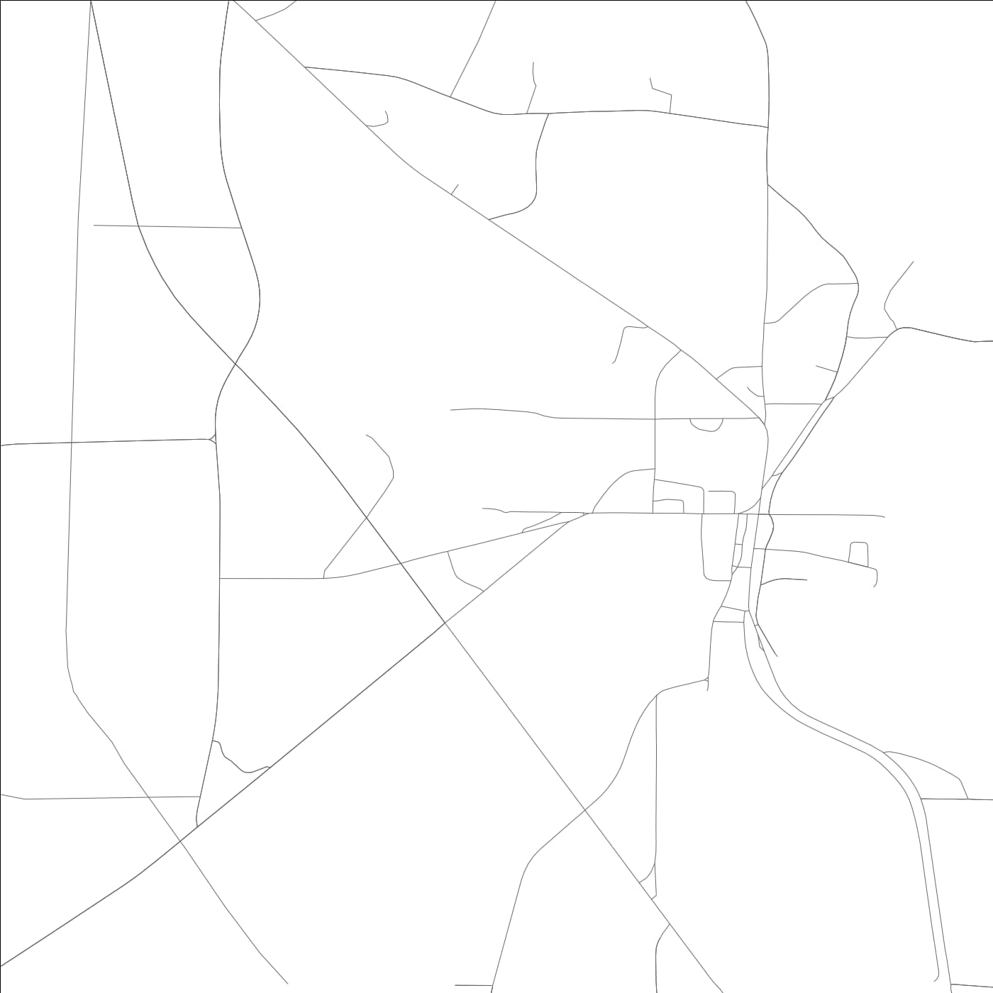 ROAD MAP OF MCKENZIE, ALABAMA BY MAPBAKES
