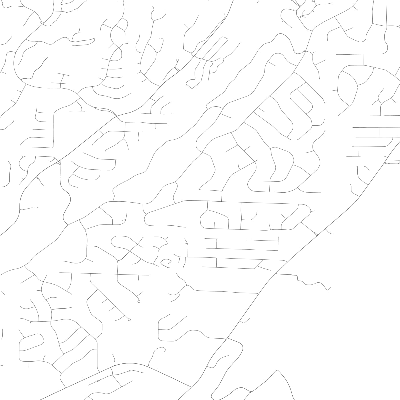 ROAD MAP OF MEADOWBROOK, ALABAMA BY MAPBAKES