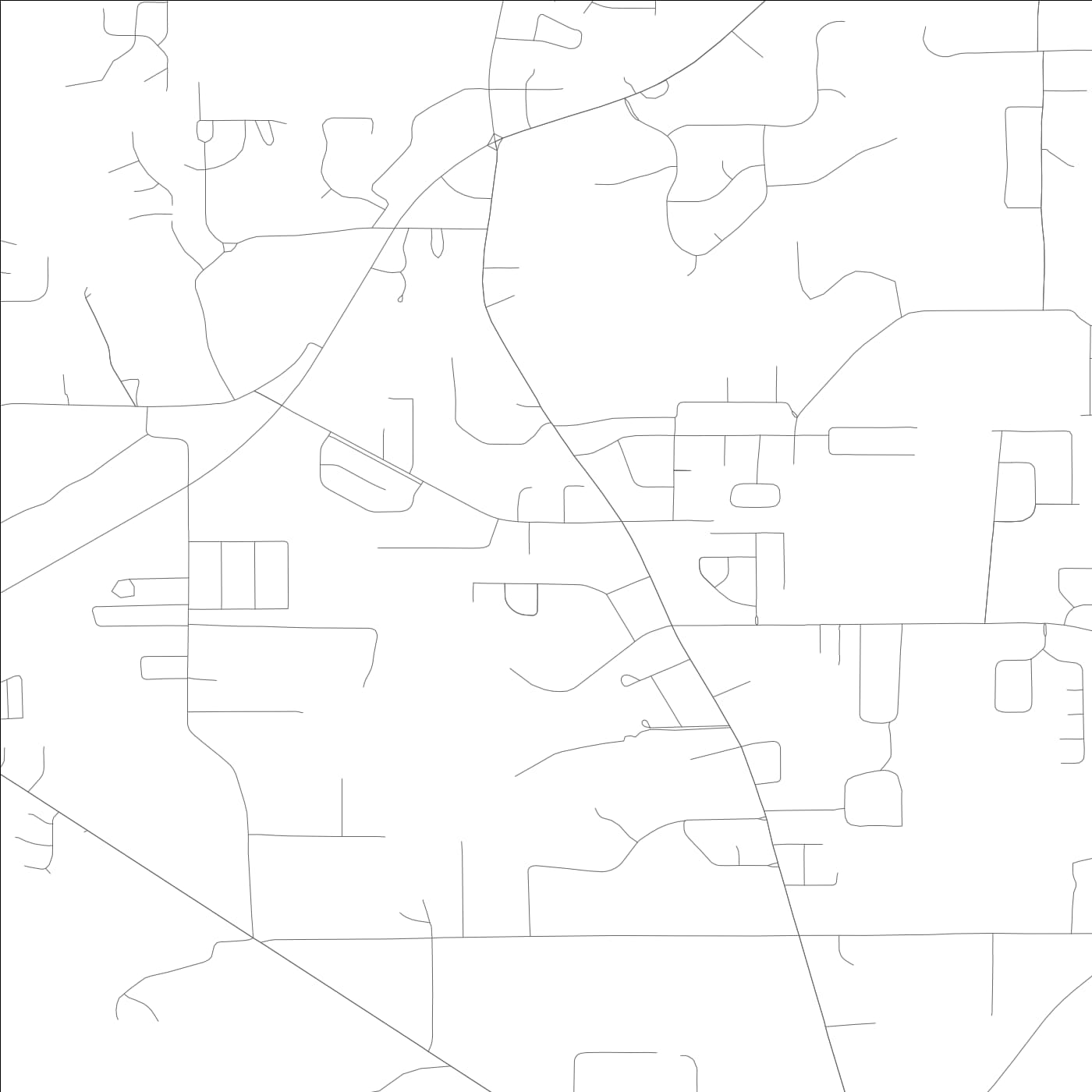 ROAD MAP OF MILLBROOK, ALABAMA BY MAPBAKES