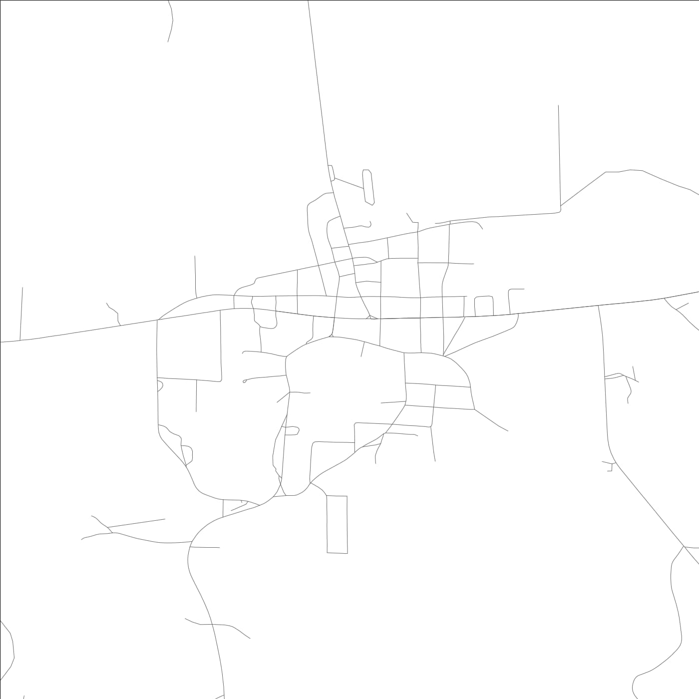ROAD MAP OF MILLPORT, ALABAMA BY MAPBAKES