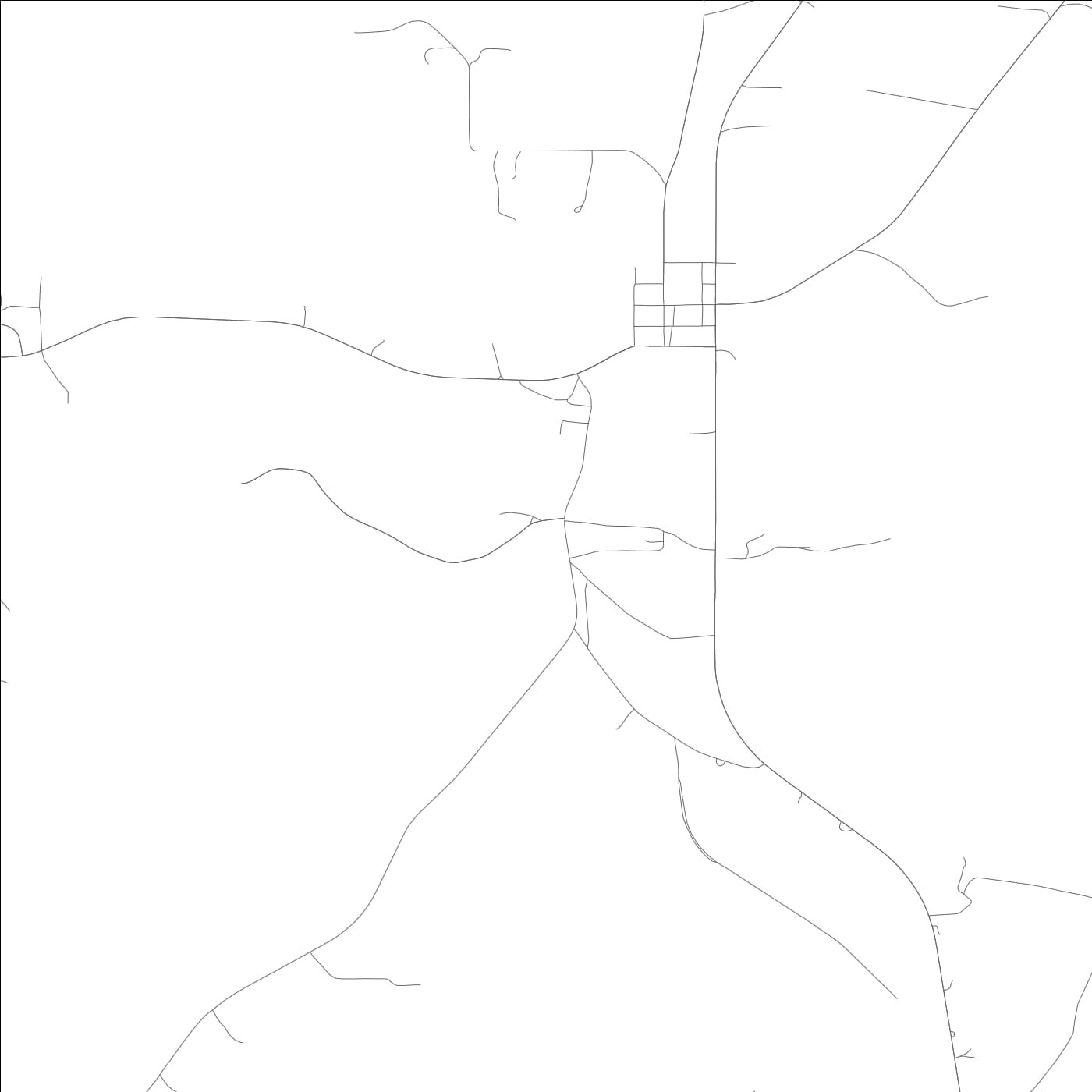 ROAD MAP OF MILLRY, ALABAMA BY MAPBAKES