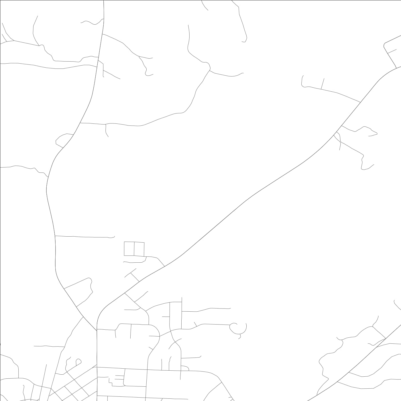 ROAD MAP OF MONTEVALLO, ALABAMA BY MAPBAKES